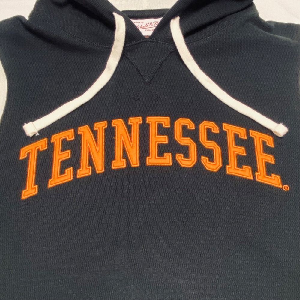 Tennessee Volunteers Thermal Hoodie Large College Lightweight‎ Mitch & Ness NWOT - Picture 5 of 12
